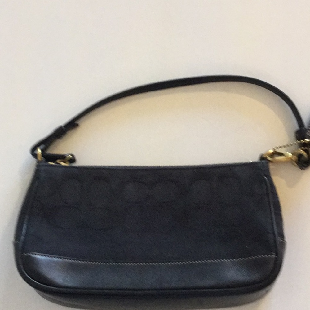 Coach Black Nylon Small Handbag